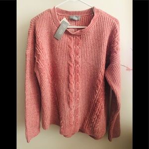 Brand new over sized soft pink sweater